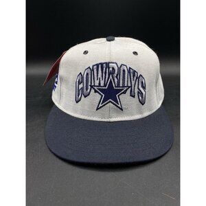 NFC East Dallas Cowboys Hat Fitted 7 3/8 Vintage Double Logo USA NFL New